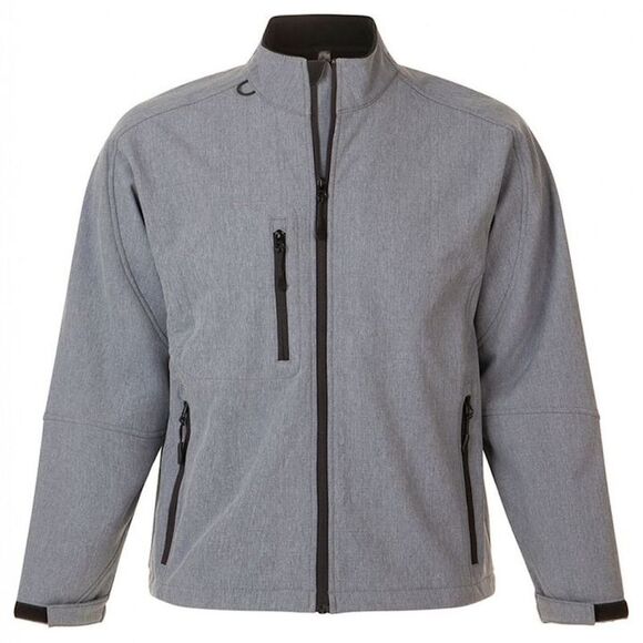 SOLS Mens Relax Soft Shell Jacket (Breathable Windproof And Water Resistant) /